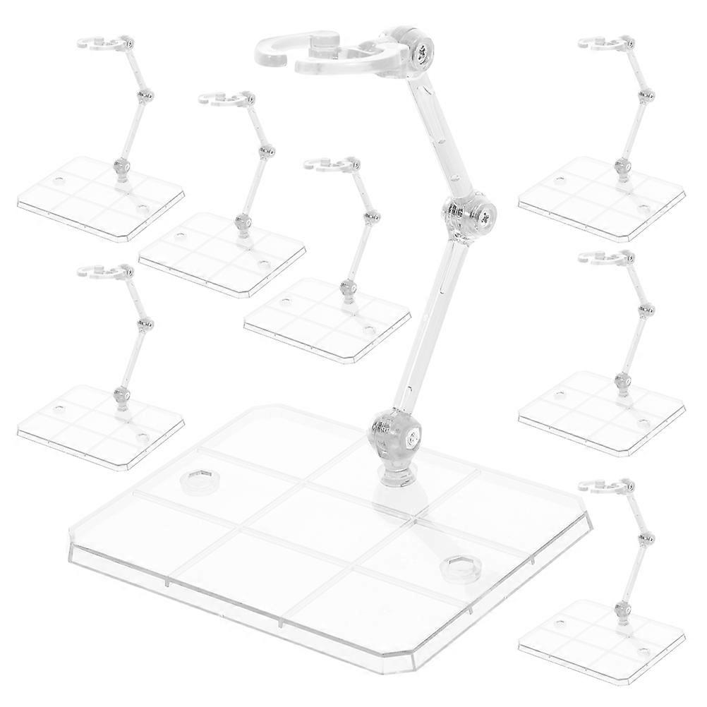 Adjustable Action Figure Stands Set of 8 Wear Resistant Display Supports for Collectible Dolls and Models