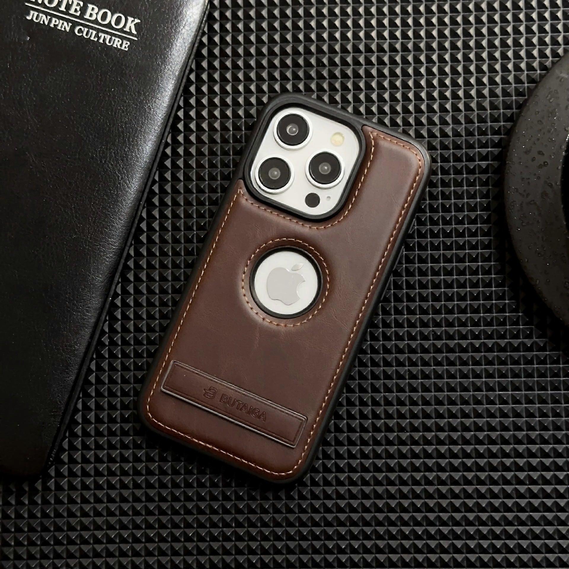 Case For Iphone 13pro Max Mocha Brown [missing Label Magnetic Horizontal Bracket] Missing Invisible