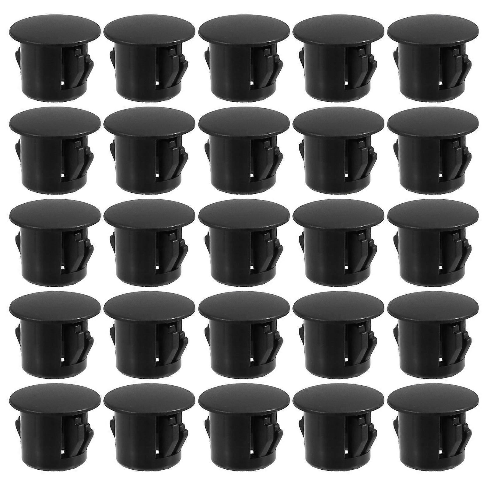 100pcs Round Nylon Furniture Leg Caps – Durable, Noise Reducing & Dirt Resistant End Caps for Chairs and Tables