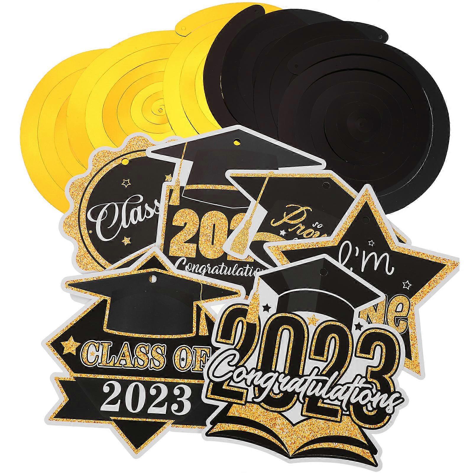 Reusable Graduation Spiral Decorations, Perfect for Multiple Events