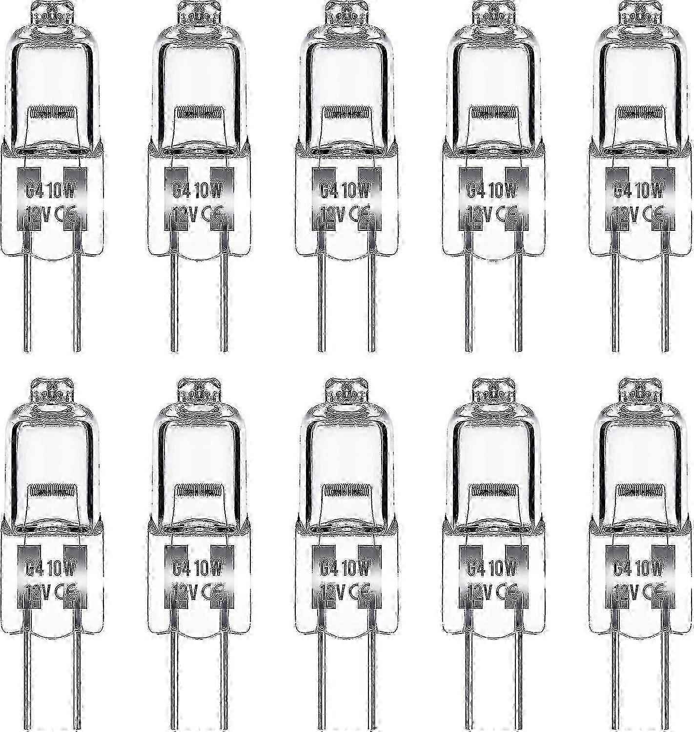 2025 G4 Halogenlampe 12V 10W - 3000K Warmweiß Dimmbare Kapsellampe (150LM)