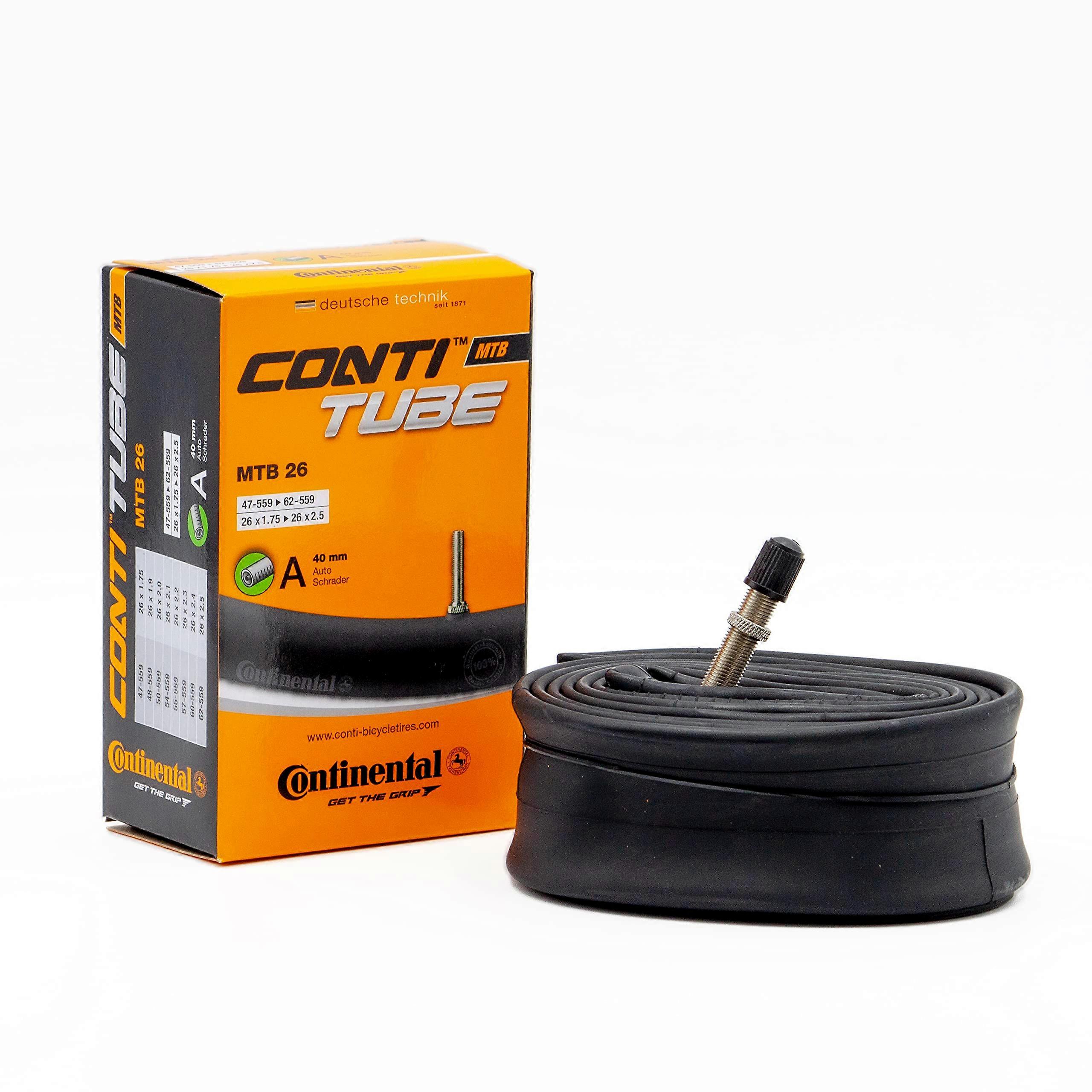 0181611 'MTB 26' Inner Tube 26 x 1.75/2.50 Inch 47/62559 AV 40 mm, Black (Pack of 1)