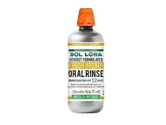 Mouthwash, Fresh Breath, Oral Rinse, Mild Mint Flavour, Alcohol Free Mouthwash, Dentist Formulated Oral Rinse for 12 Hours of Fresh Breath, Lasting Fr