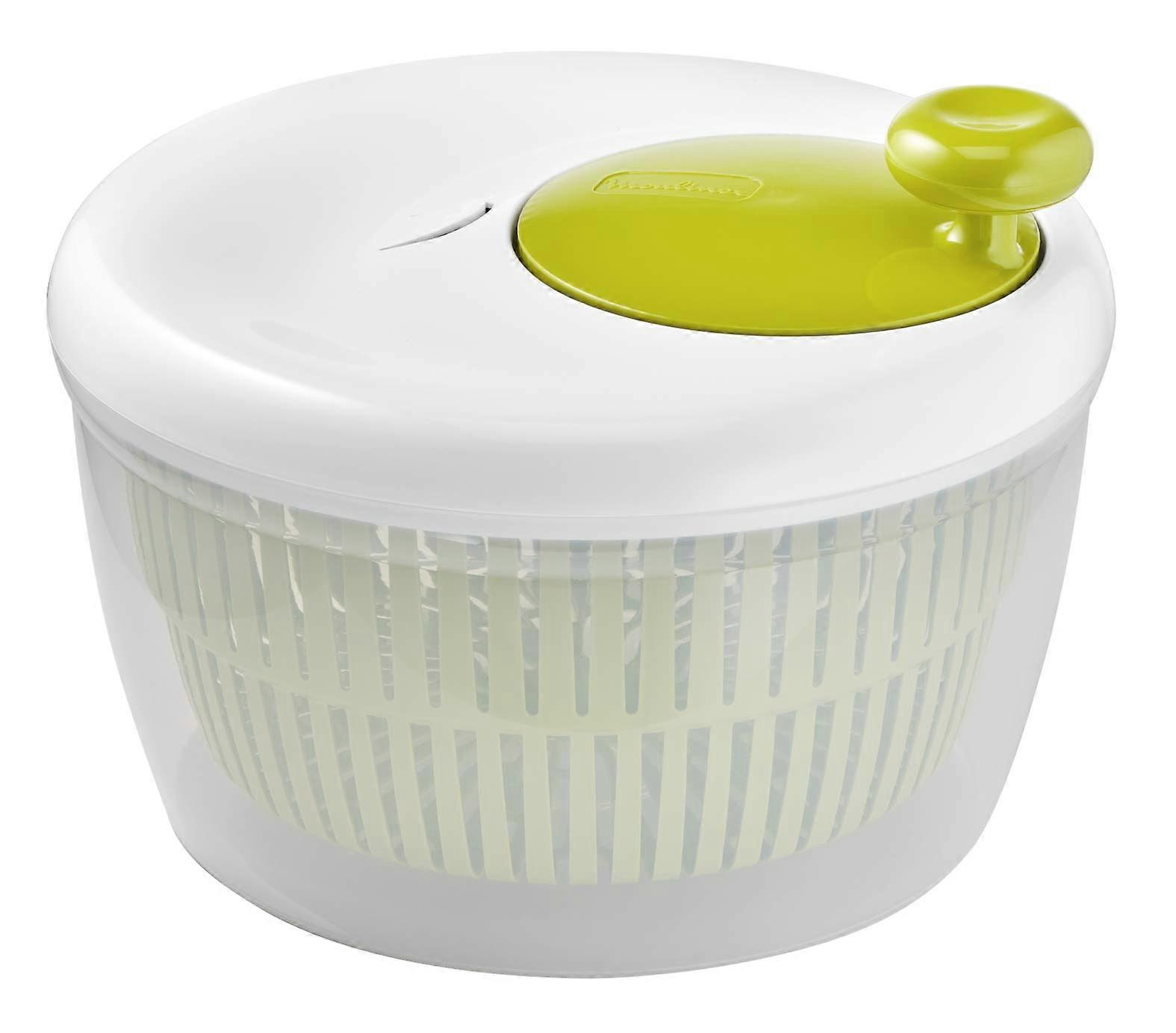 Classic Salad Spinner 5 L (5/7 pers), Dishwasher Safe, Easy and Quick Wring of Salad, with Stop Button, K1690104