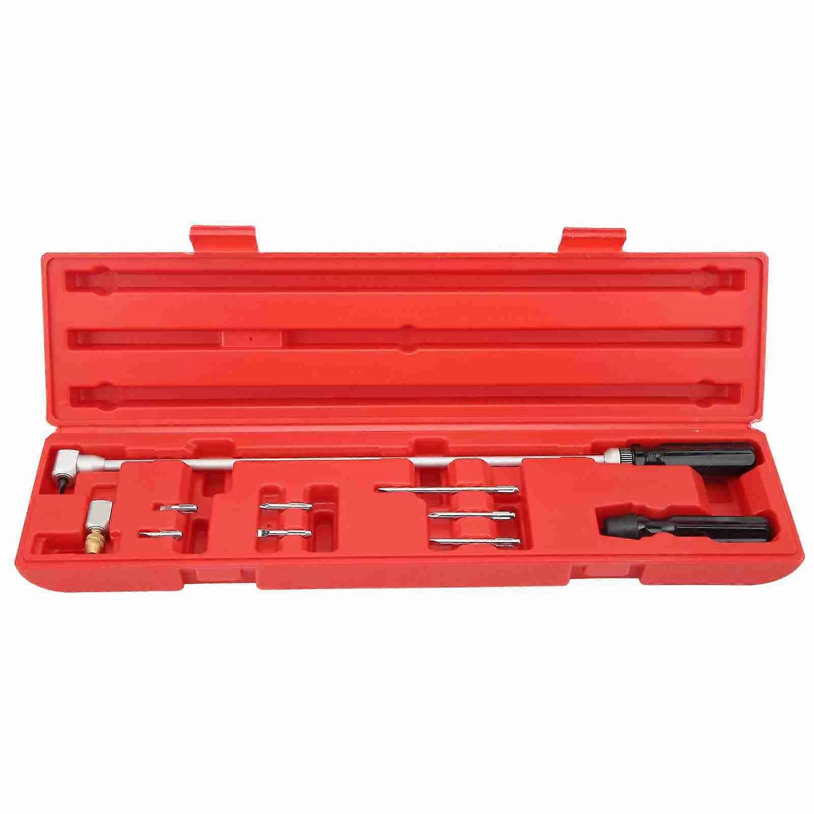 10Pcs Carburetor Adjustment Wrench Set, 90 Degree Bevel Screwdriver Angle Adjustment Tool for ATV UTV Snowmobile Engine
