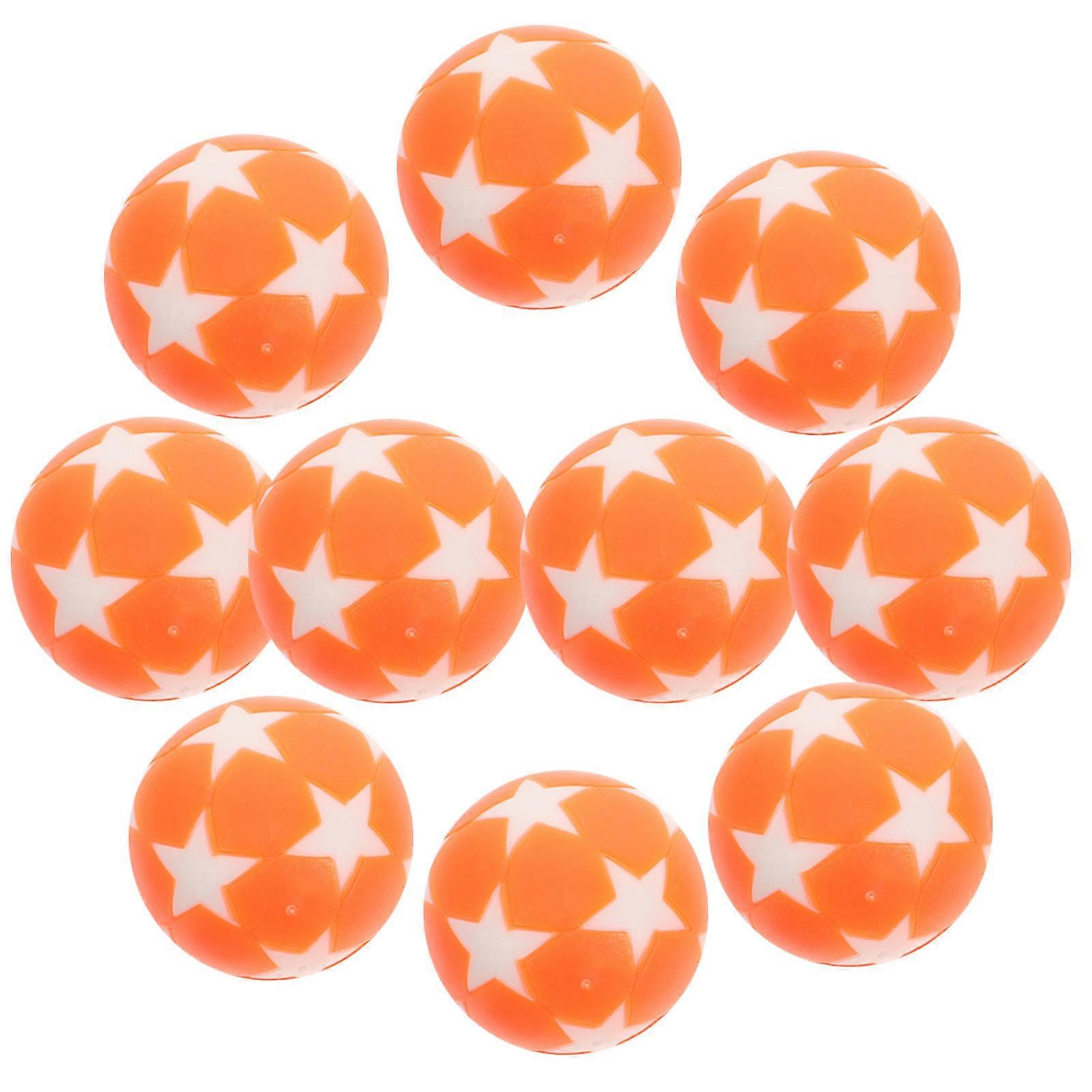Soccer Table Game Accessories Round Table Soccer Game Machine Game Activity White 3.20X3.20X3.20CM 10Pcs