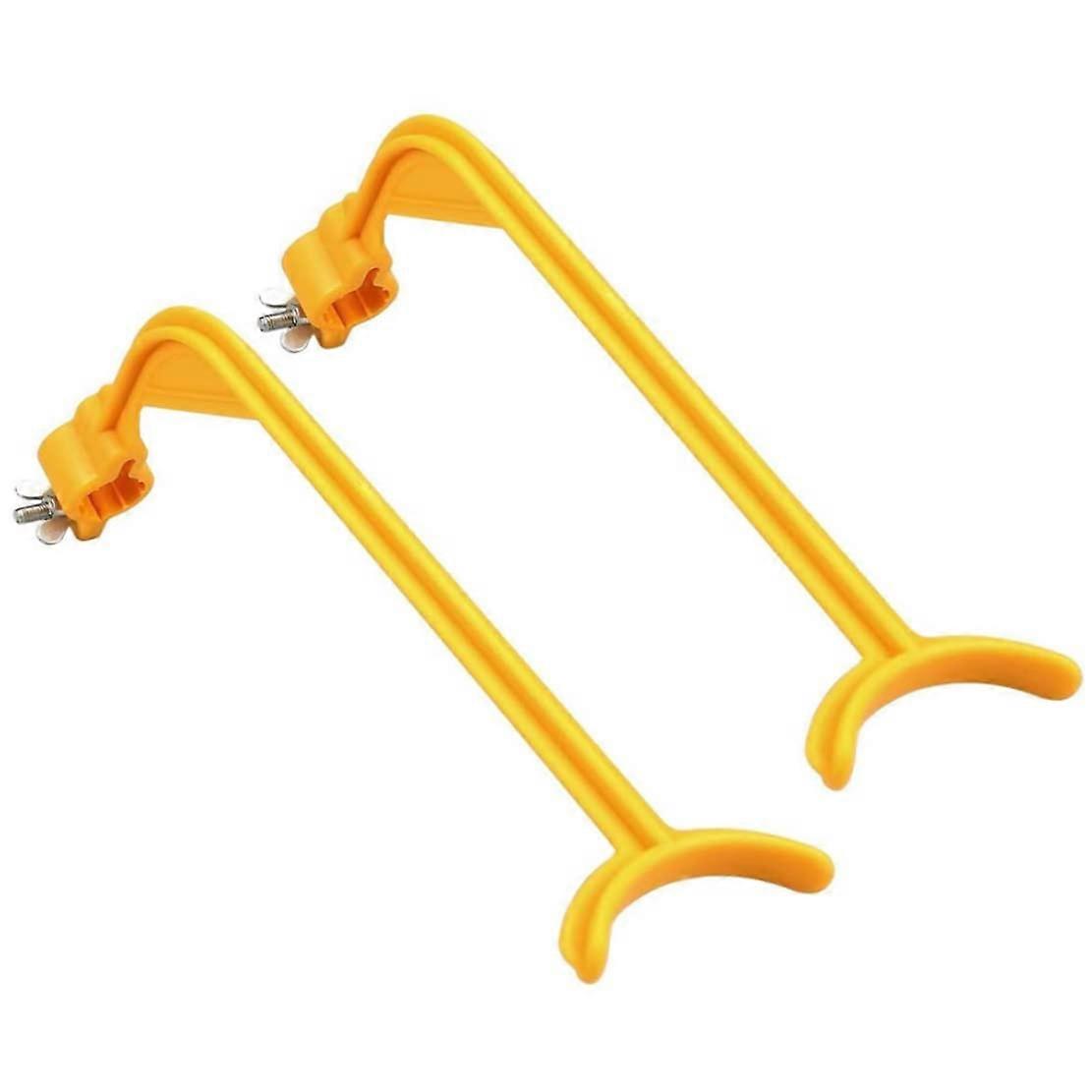 Golf Swing Guide - Alignment Correction Training Aid for Beginners and Pros - Yellow 2pcs Durable Instruction Set