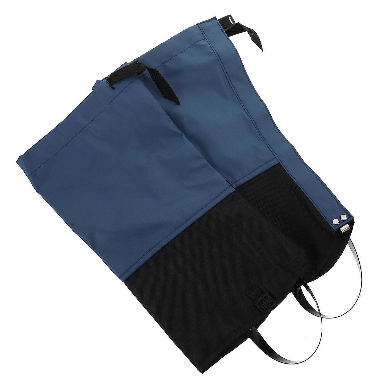 Gaiters For Men Snow Legging Gaiter Hiking Accessory M Size Blue Position Adjustment 1 Pair