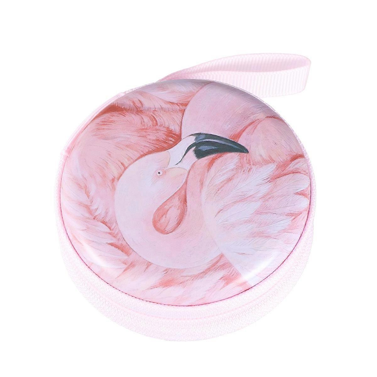 Ladies Card Wallet Minimalist Lightweight Zipper Closure Coin Cards Holder Pink 7 X 7 X 3 Cm 1Set