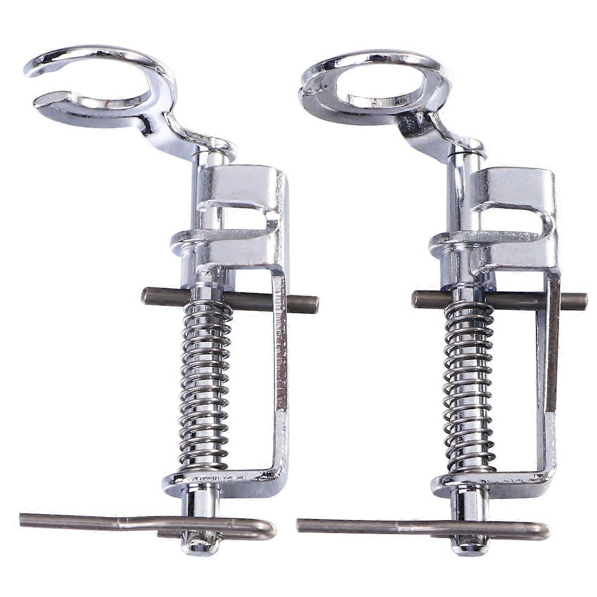 Universal Presser Sewing Accessory Embroidery Projects 5x2cm Silver Close Toe 2Pcs