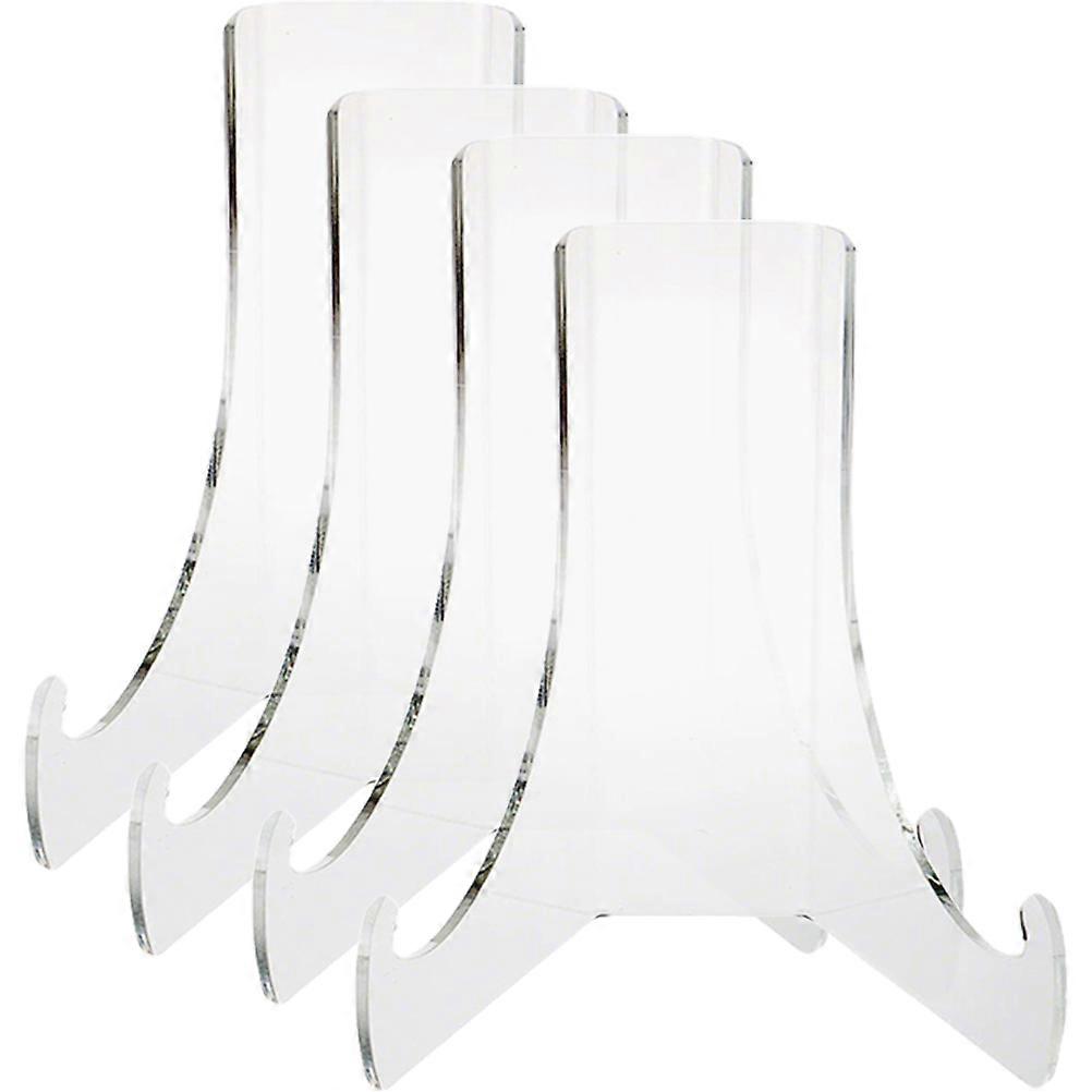 a refined and engaging product description for your **4pcs Clear Acrylic Display Stands**:
### **4pcs Clear Acrylic Display Stands – Elegant &