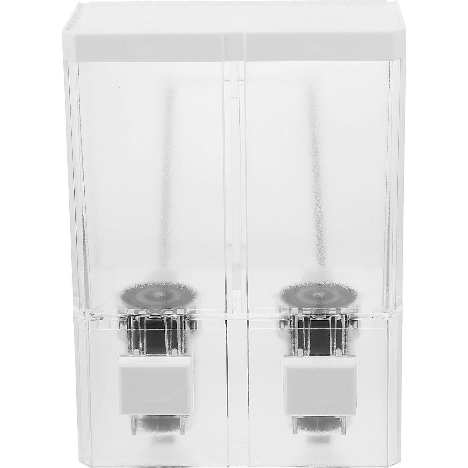 Shampoo Pump Dispenser Shower Dispenser Modern Style Kitchen Use 16.50X12.00X6.00CM PP Material No-drill Installation 1Pcs