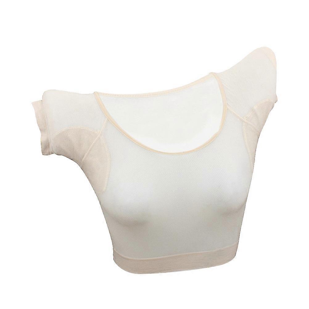Underarm Sweat Pad Vest for Women – Elastic, Thin, Washable & Breathable Sweat Absorbing Vest for Comfortable Daily Wear in Summer
