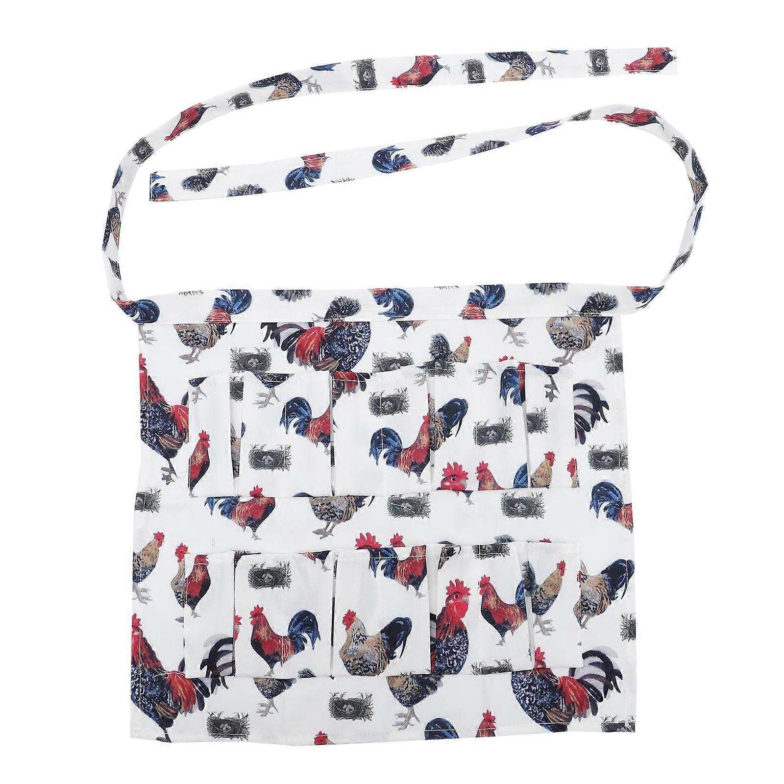 Egg Apron Multi Pocket Design Safe Egg Storage M Non-Woven 1Pack