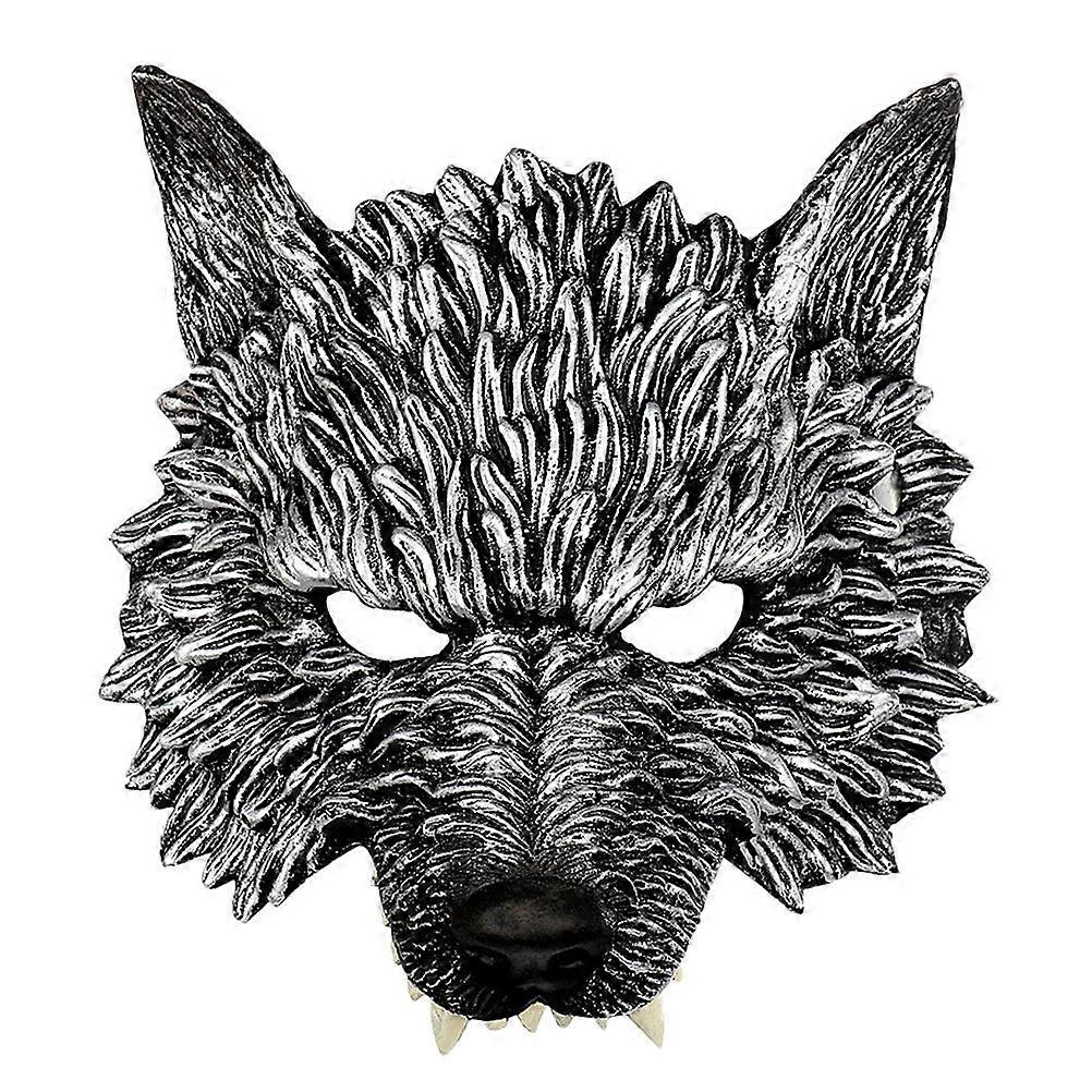 It looks like you're describing a product listing for a **Werewolf Half Face Mask** intended for cosplay, Halloween, or costume events. Here's a