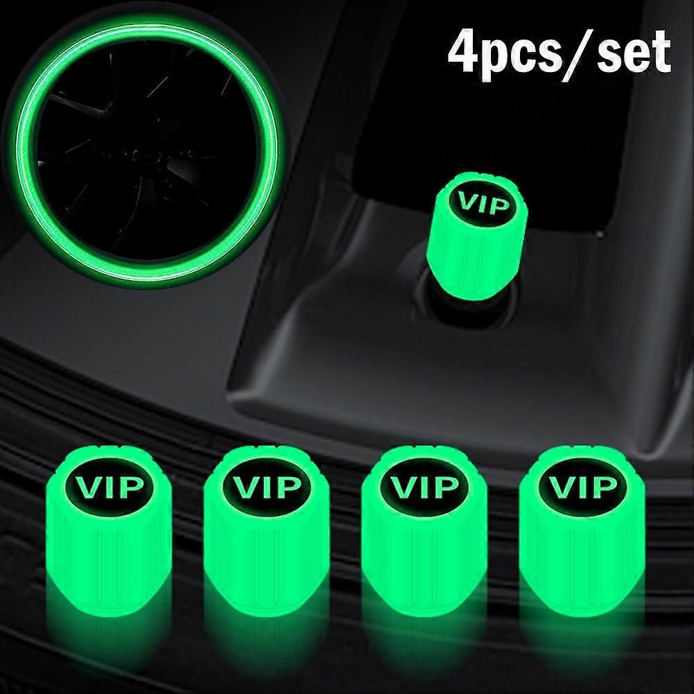 Tire Valve Cap Valve Cap Bike Cap Luminous Plastic