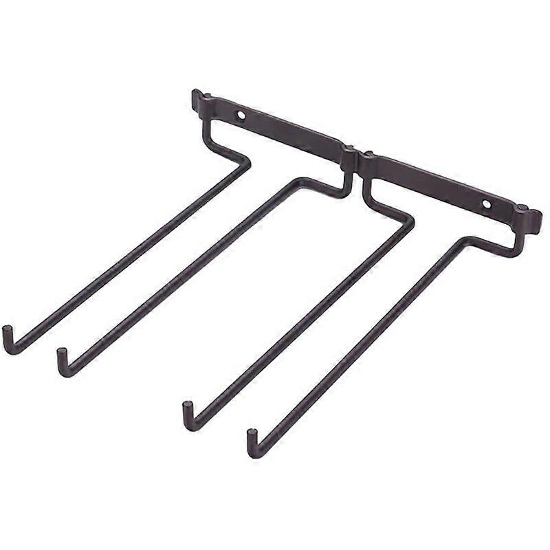 Stemware النبيذ الزجاج رف جدار جبل الثقيلة سميكة