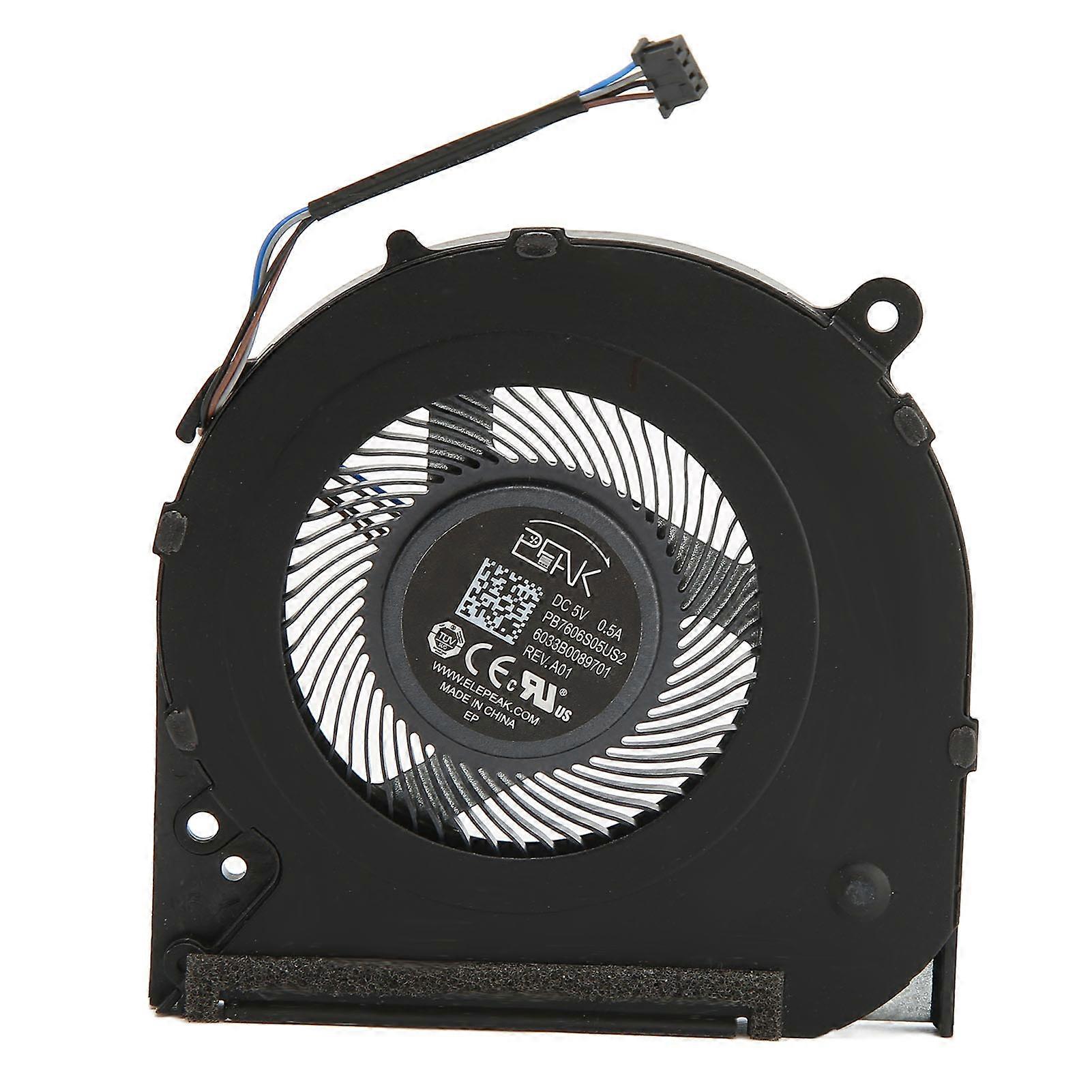 CPU Cooling Fan Replacement for HP 14 Cf0xxx 14 Cf0006dx 14 Cf0012dx 14 Cf0013dx 14 Cf0014dx DC 5V 0.5A 4 Pin PC Cooling Fan