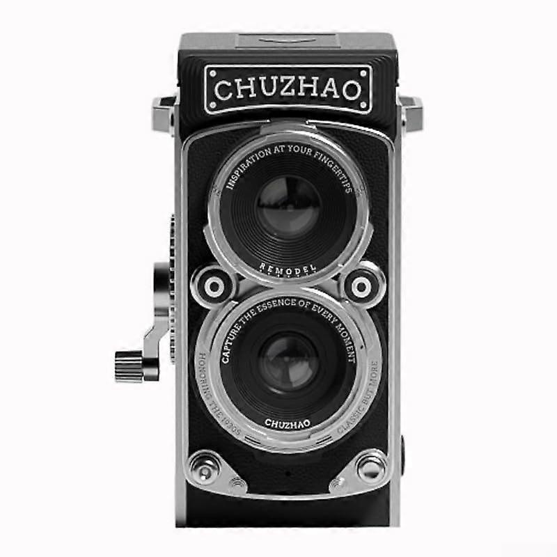 Twin Lens Reflex Mini Camera with 1080P FHD Video and 12MP Auto Focus, Video Recorder for Nostalgic Fun