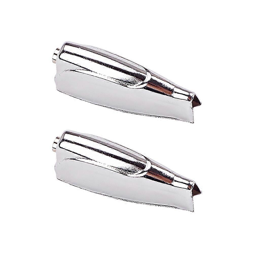 Metal Snare Drum Lug Single-End Connector Claw Hook For Drum Maintenance Silver 6.55X2.6CM Replacement Parts 2Set