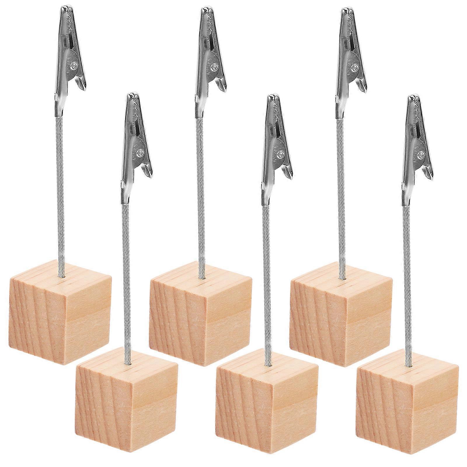 6pcs Retro Clips for Office, DIY Photo Holders & Memo Clamps – Lightweight & Sturdy Design for Organizing Cards & Notes