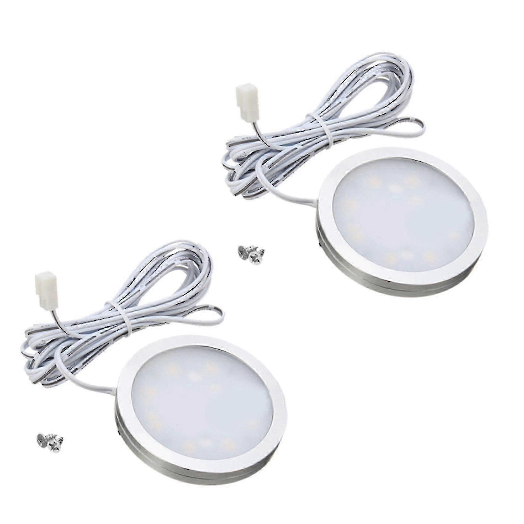 2x 12v LED Licht RV Camper Anhänger Boot Innenraum Decke Down Dachlampe Warm Weiss