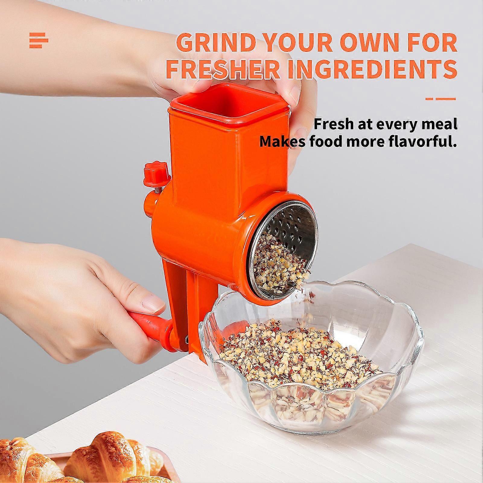 Manual Nut Grinder Ergonomic Long Handle Adjustable Structures Multifunctional Labor-saving Nut Sesame Walnut Chopper