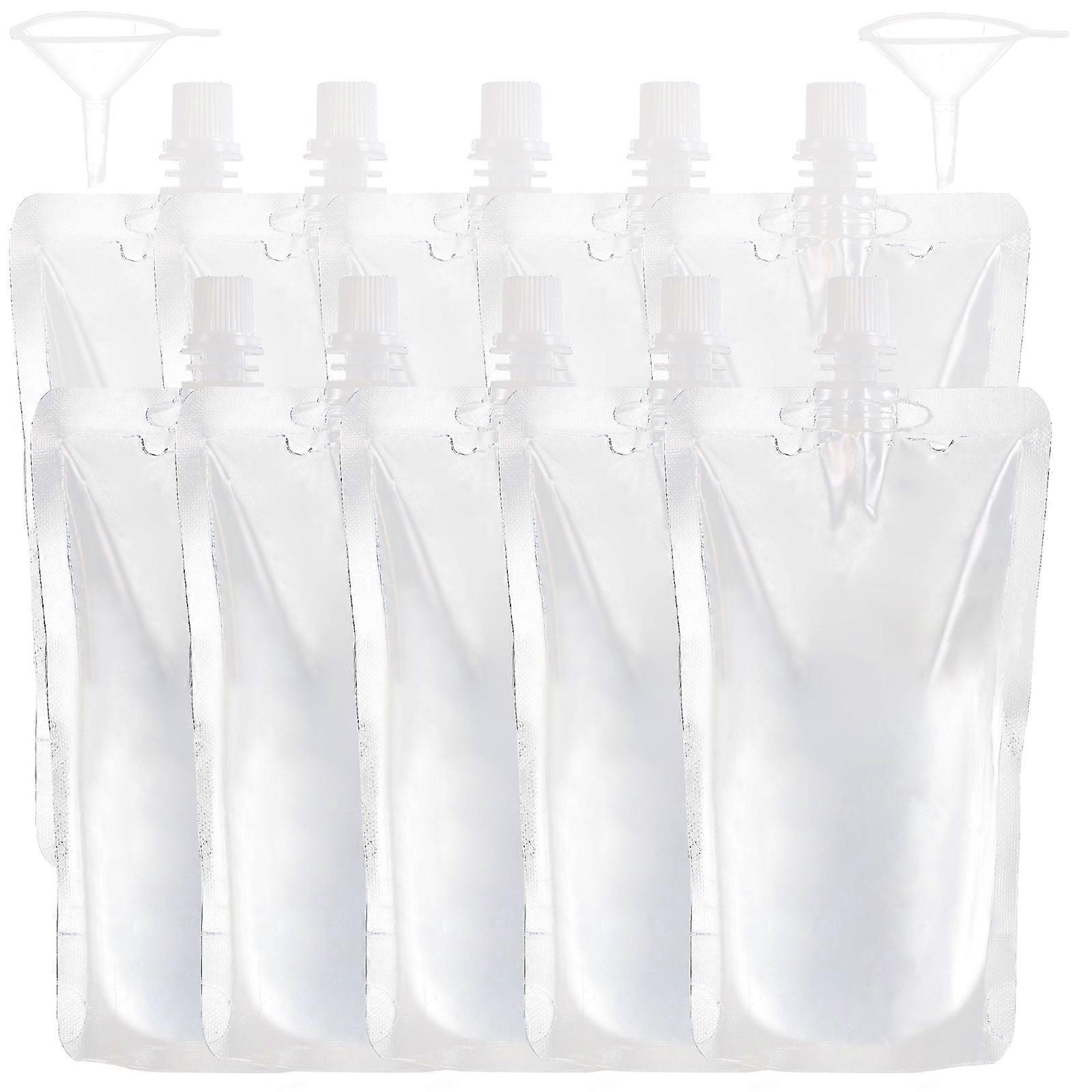 Self-supporting Nozzle Bag, Portable Juice Pouches For Outdoor Adventures, Perfect Design Leak-proof Lightweight Reusable Drink Containers For Juice