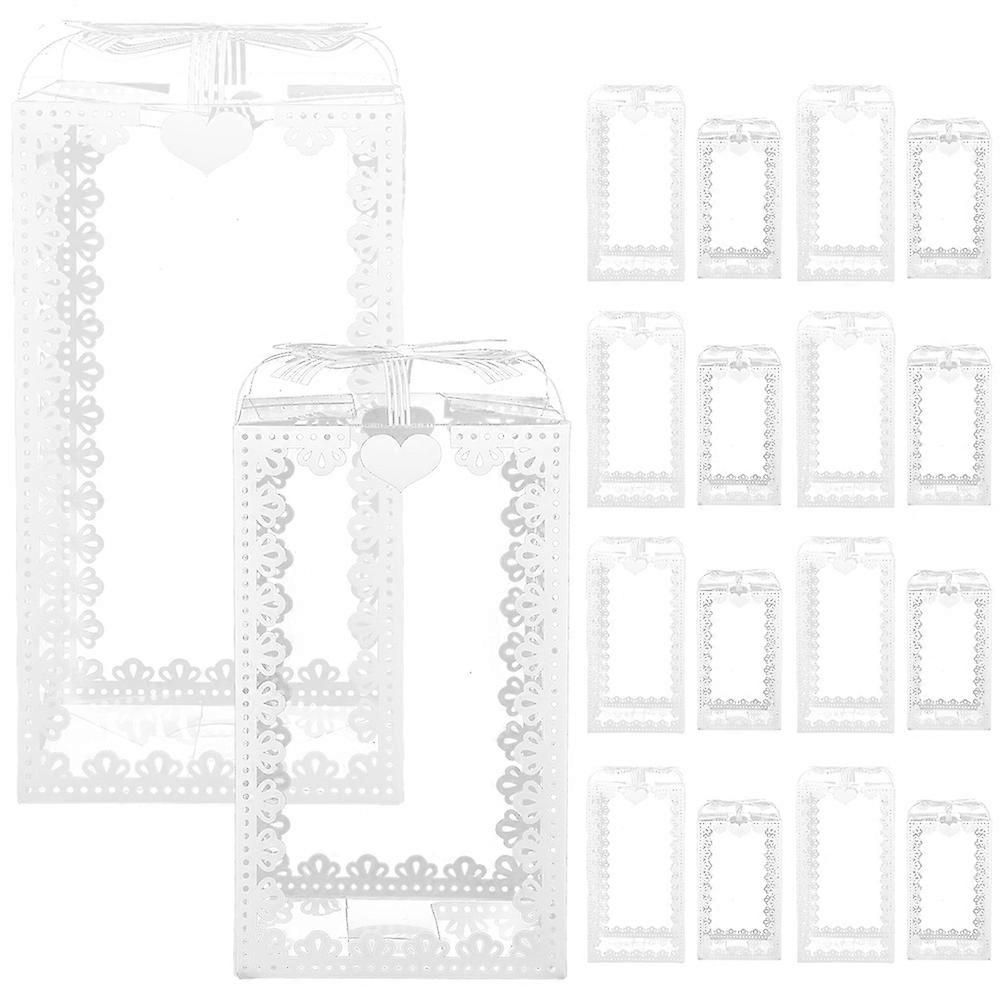 Party Clear Boxes present Packaging Case For Birthdays PVC Material 30Pcs