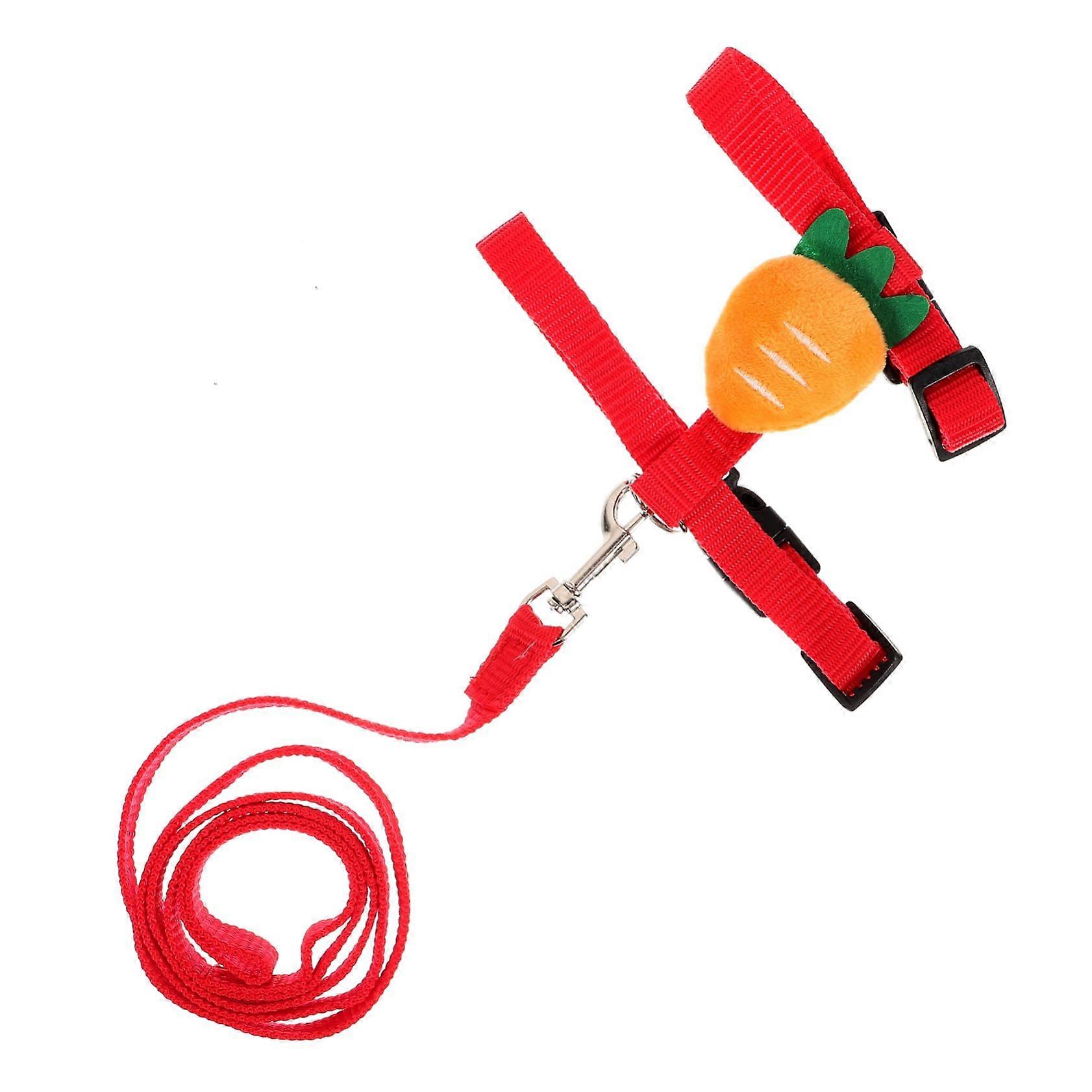 Adjustable Rabbit Harness for Small Pets Like Guinea Pigs, Hamsters, and Cats