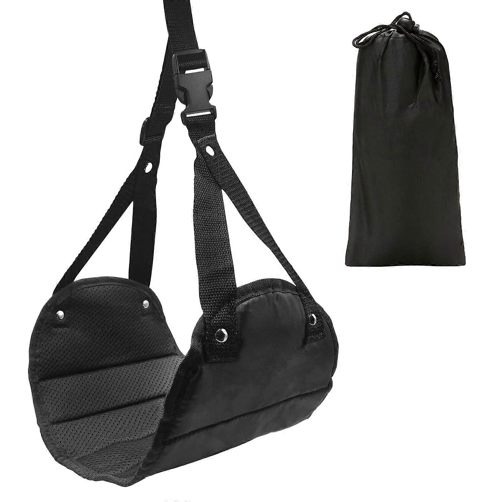 Aeroplane Footrest Hammock - Adjustable Portable Travel Footrest for Comfortable Flights, Easy Setup, Universal Fit
