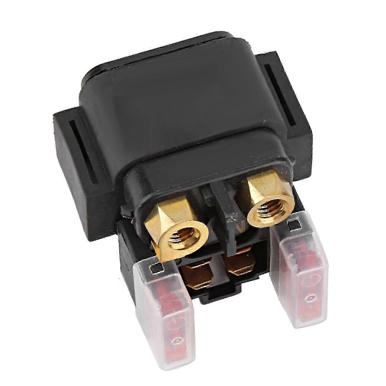 Motorcycle Electrical Starter Solenoid Relay Replacement Parts for Compatible Models Durable ABS