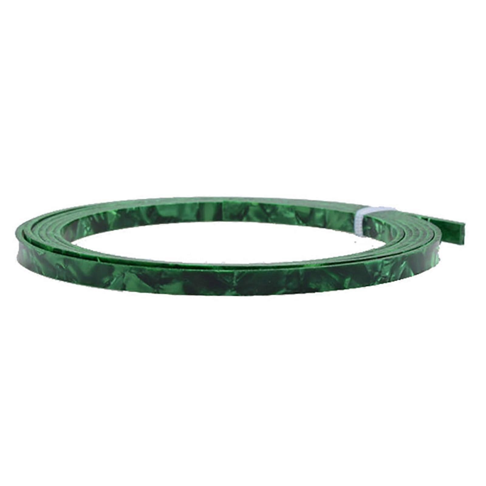 Guitar Binding Purfling Strips Green Pearl for Acoustic Classical Guitars, Edge Trim Inlay Luthier Tool, 2.5mm Width