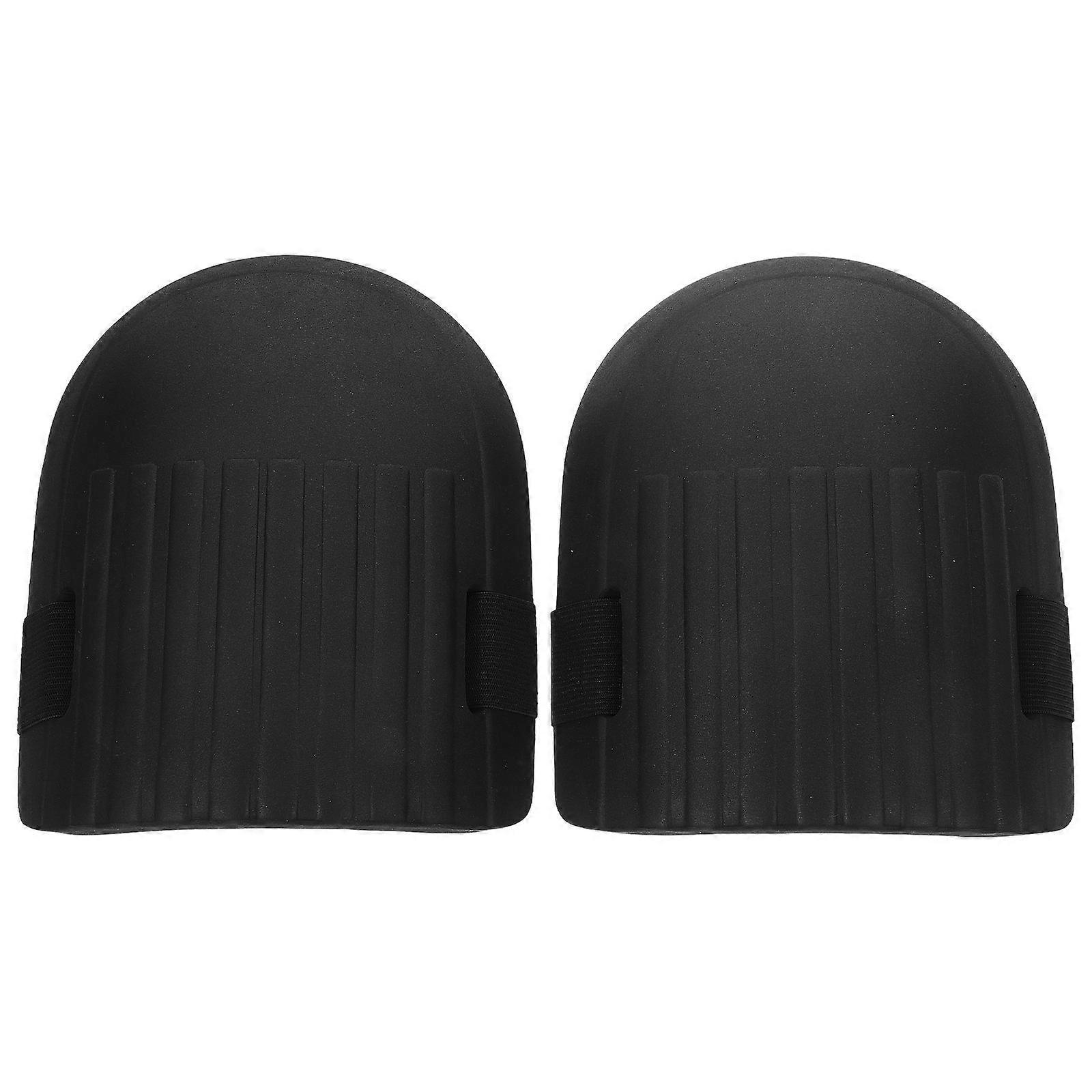Knee Pads For Gardening Protective Gear Pads Comfortable Adjustable Straps Black 2Pairs