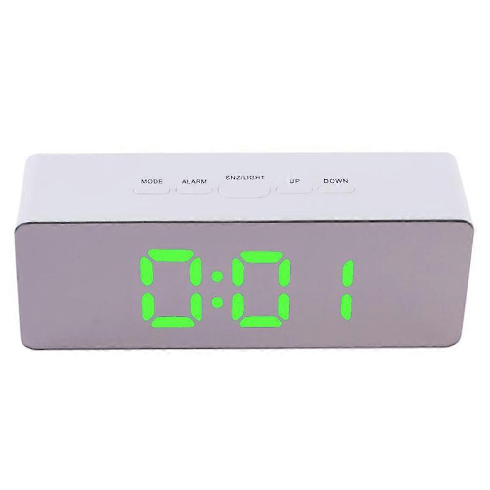 Led Clock Led Lights Mirror Clock Bedroom Use 14.00X5.50X3.40CM LED Light Indicator USB Powered 1Pcs