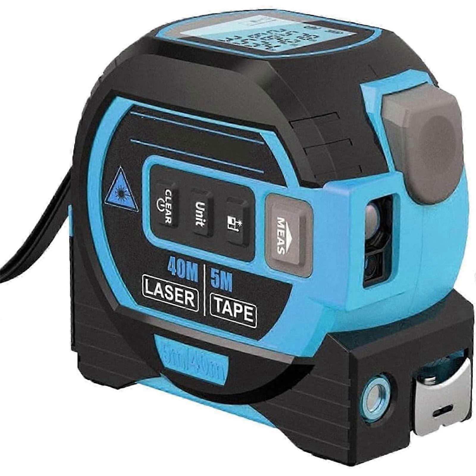 3 in 1 Digital Distance Meters with LCD Display, Laser Tape Measure Vertical Cross Line- Measuring Area/Volume/Distance