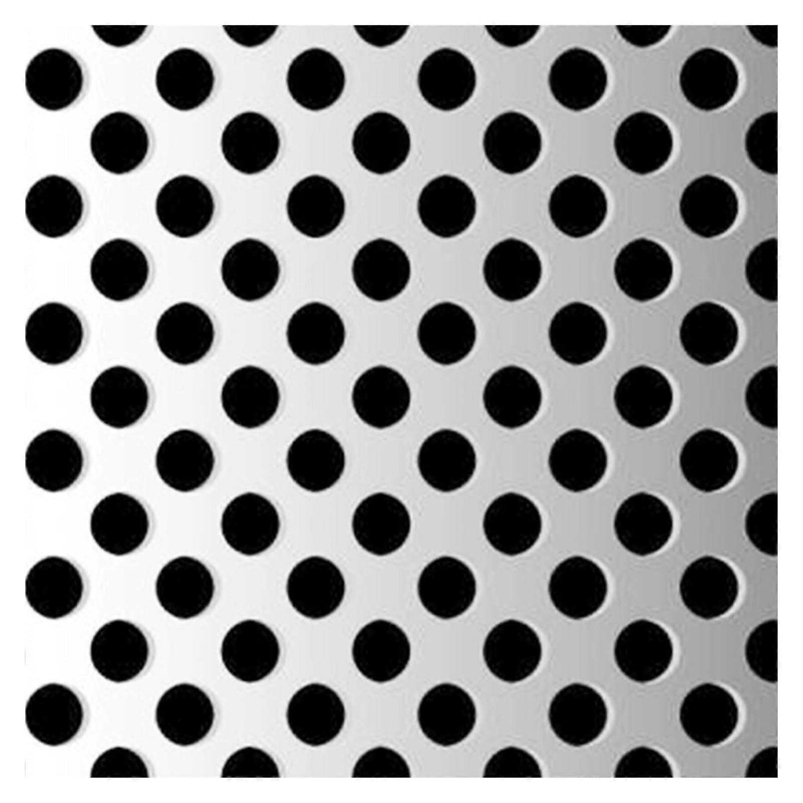 Perforerad plåt av rostfritt stål, 0,8 mm tjocklek, multifunktionell metallplåt trädgårdsstaket (0,4x1m) 0,4x1m 10 mm mesh