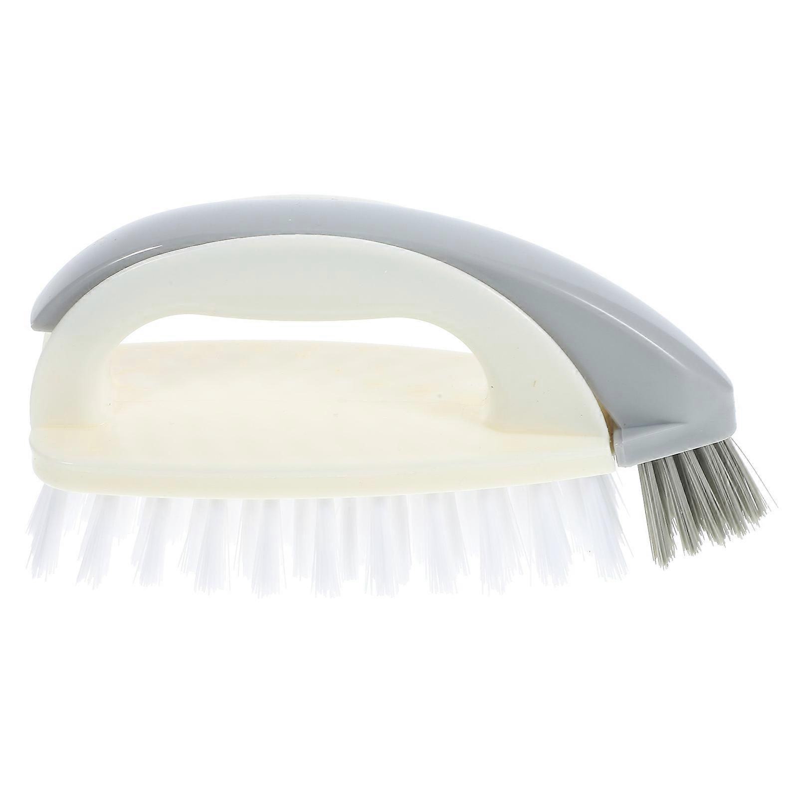 Multi-Functional Cleaning Brush Shoes Cleaning Brush Daily Use Beige 1Pack