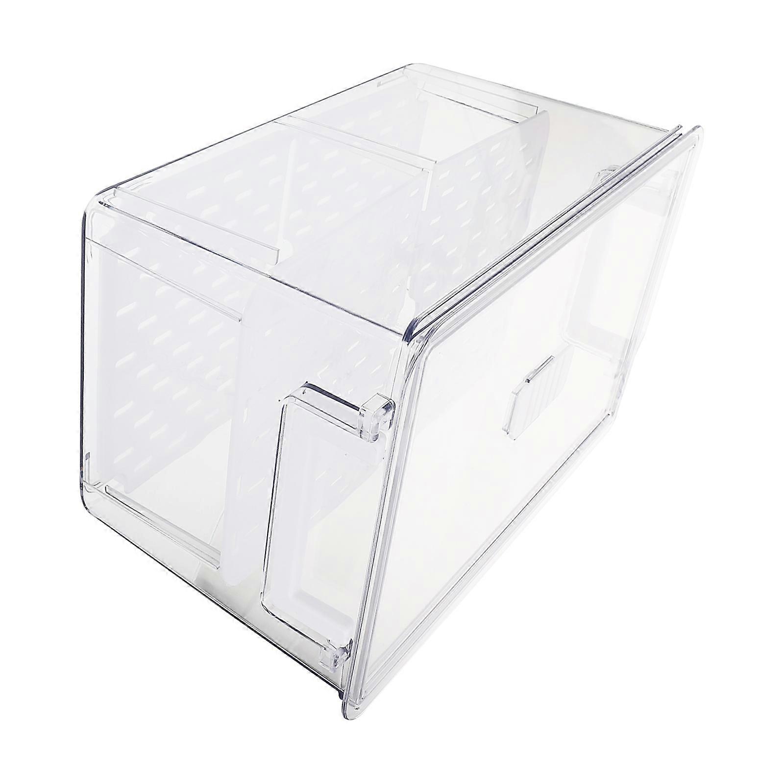Transparent Plastic Food Storage Container with Compartment Design for Vegetable Eggs Storage Use Safe and 1pc