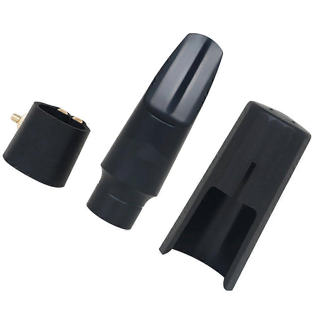 1 Set Alto Saxophone Cap Set with Cleaning Tool Lightweight Durable Accessories for Saxophone Players, Includes Mouthpiece Cap for Beginners and