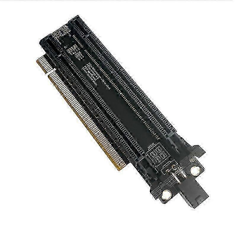 PCI-E 4.0 X16 1 to 2 Expansion Card Gen4 Split Card PCIe-Bifurcation X16 to X8X8 with 20mm Spaced Slots CPU4P(4 Pin ) JP