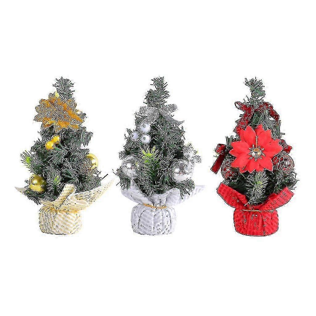 Mini Artificial Christmas Tree Decorations for Home Decor 20cm