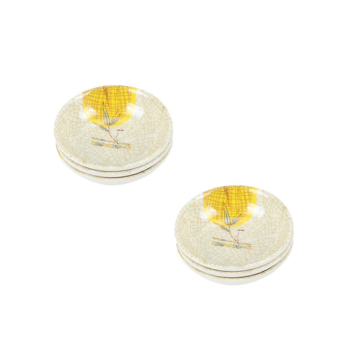 Sauce Dish Small Dipping Dish Reusable Restaurant Home Use Square 6Set