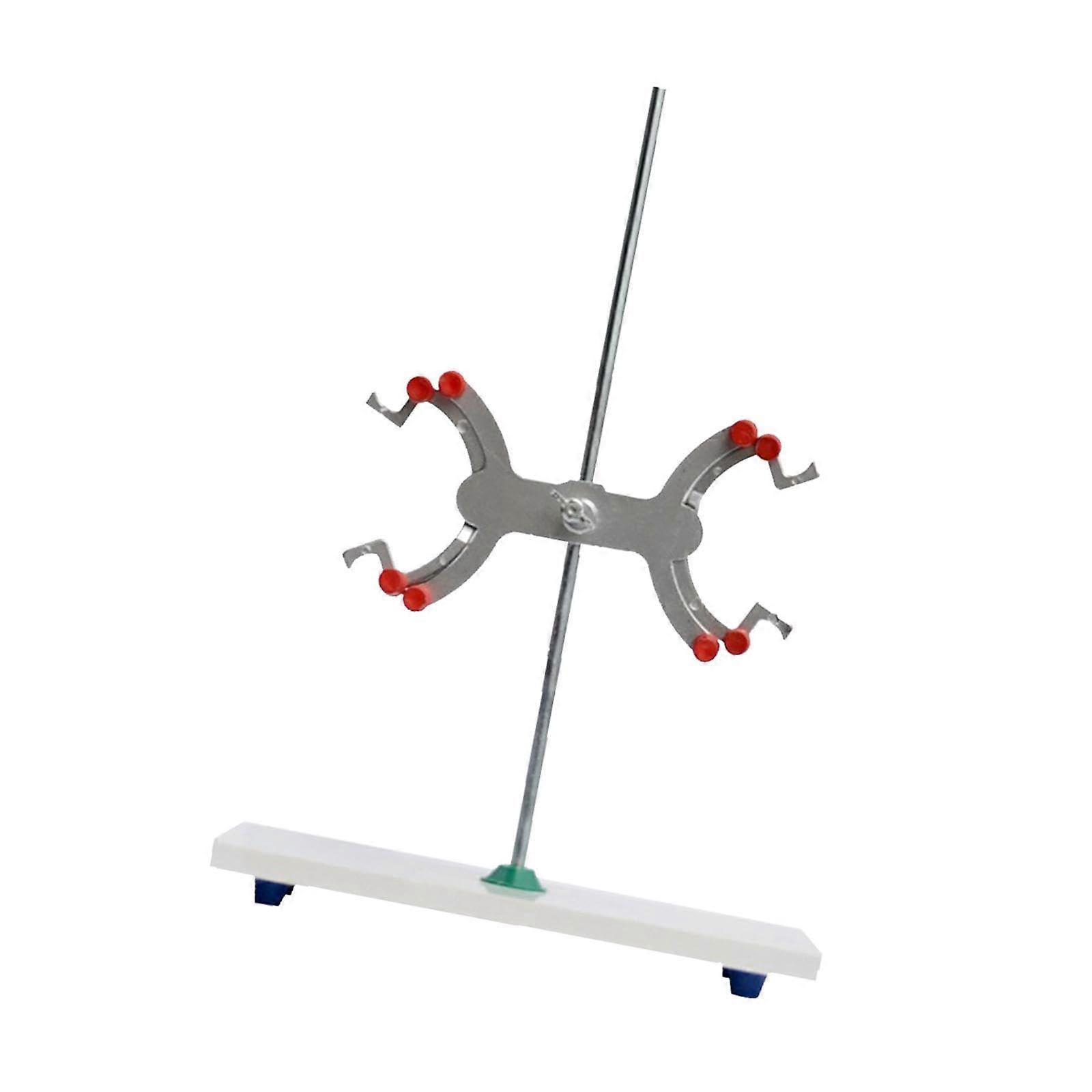 Laboratory Iron Frame Titration Table with Fixed Clip - Sturdy Metal Developing Toy for School Competitions and Teachers