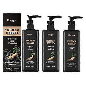 Ginger Root Activator Shampoo, Natural Gray Hair Regrowth Strengthening Activation Shampoo for Smooth and Strong Hair Restoration Hair Care Solution f
