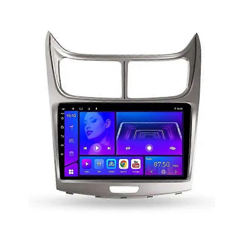 2 Din For Chevrolet Sail 2009 - 2013 4G 8-core WIFI Android Auto Car Radio Player Stereo Tesla Vetical Screen 9 Car Multimedia Video Player GPS Naviga