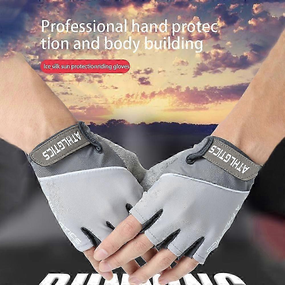 Nefes Bisiklet Eldiven Egzersiz Spor Eldiven Erkekler Kadınlar için Ağırlık Kaldırma Parmaksız Eldiven Eğitimi Egzersiz Fitness