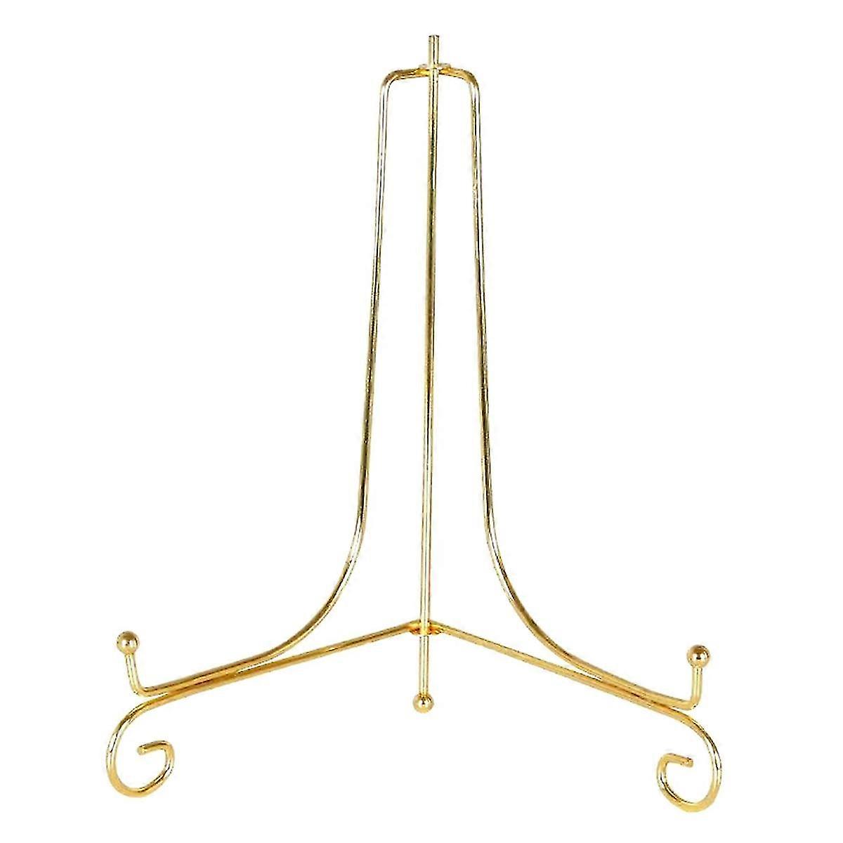 Iron Display Stand Craft Bracket Book Holder Easel - 12cm Storage Decor for Books & Decorative Items