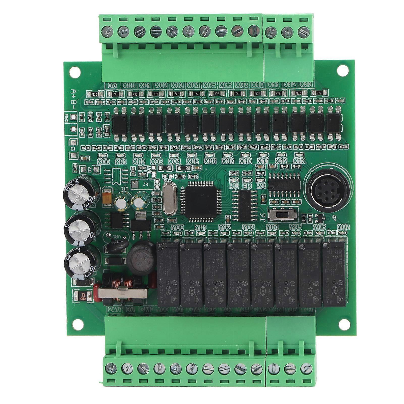 PLC Board Programmable Controller Industrial Control Module with DVP Cable 2N 1N 20MRBare Board No 485