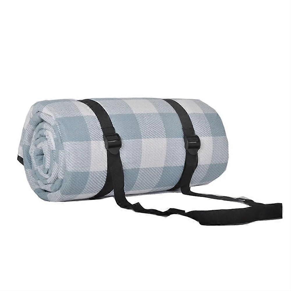 Waterproof Outdoor Picnic Mat Colourful Chequered Striped Rectangular Padding Camping Beach Mat 5.200 x 300 x 0.4 cm